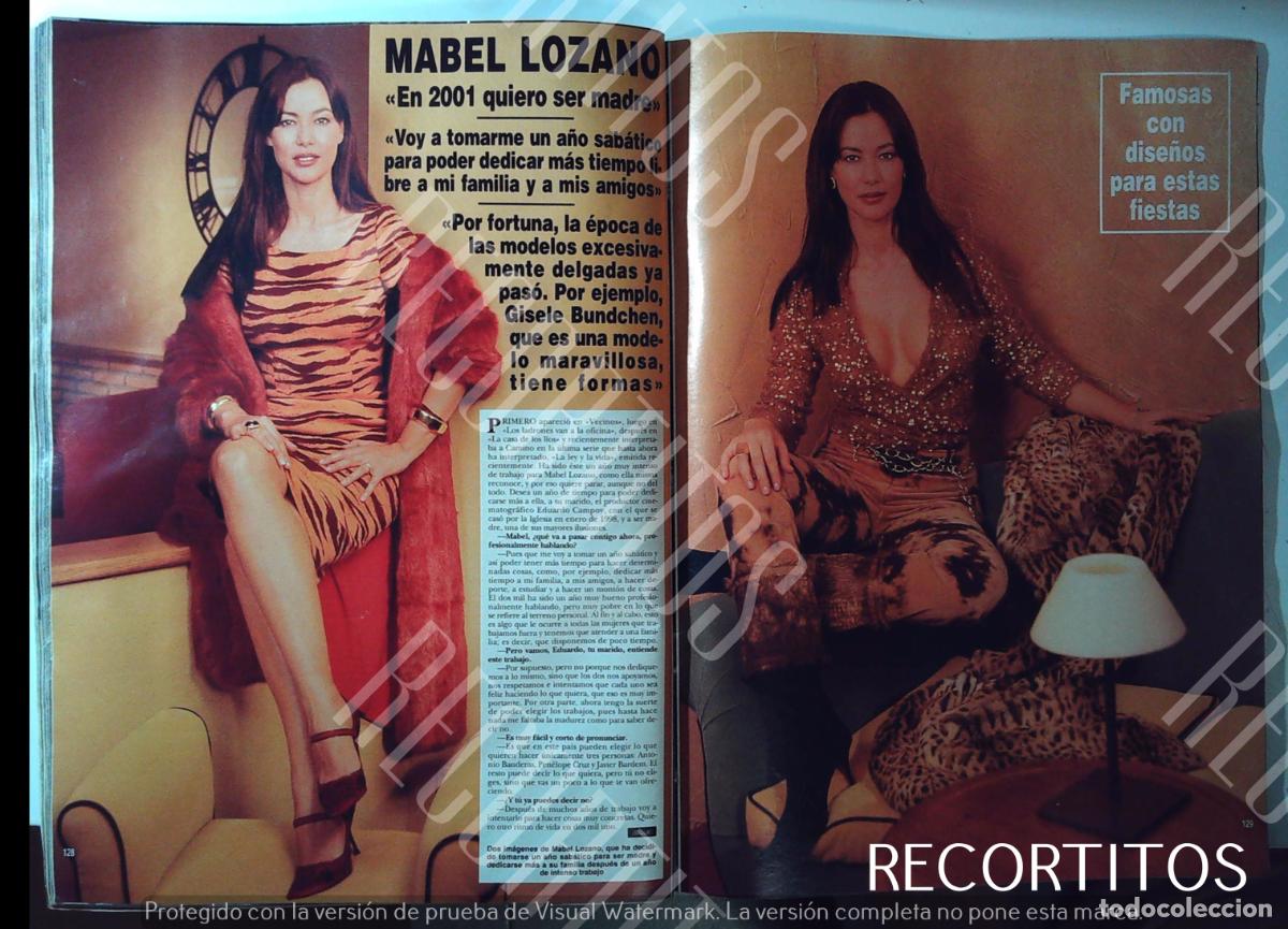 Sammeln von Zeitschriften und Zeitungen: mabel lozano 2001 top presentadora