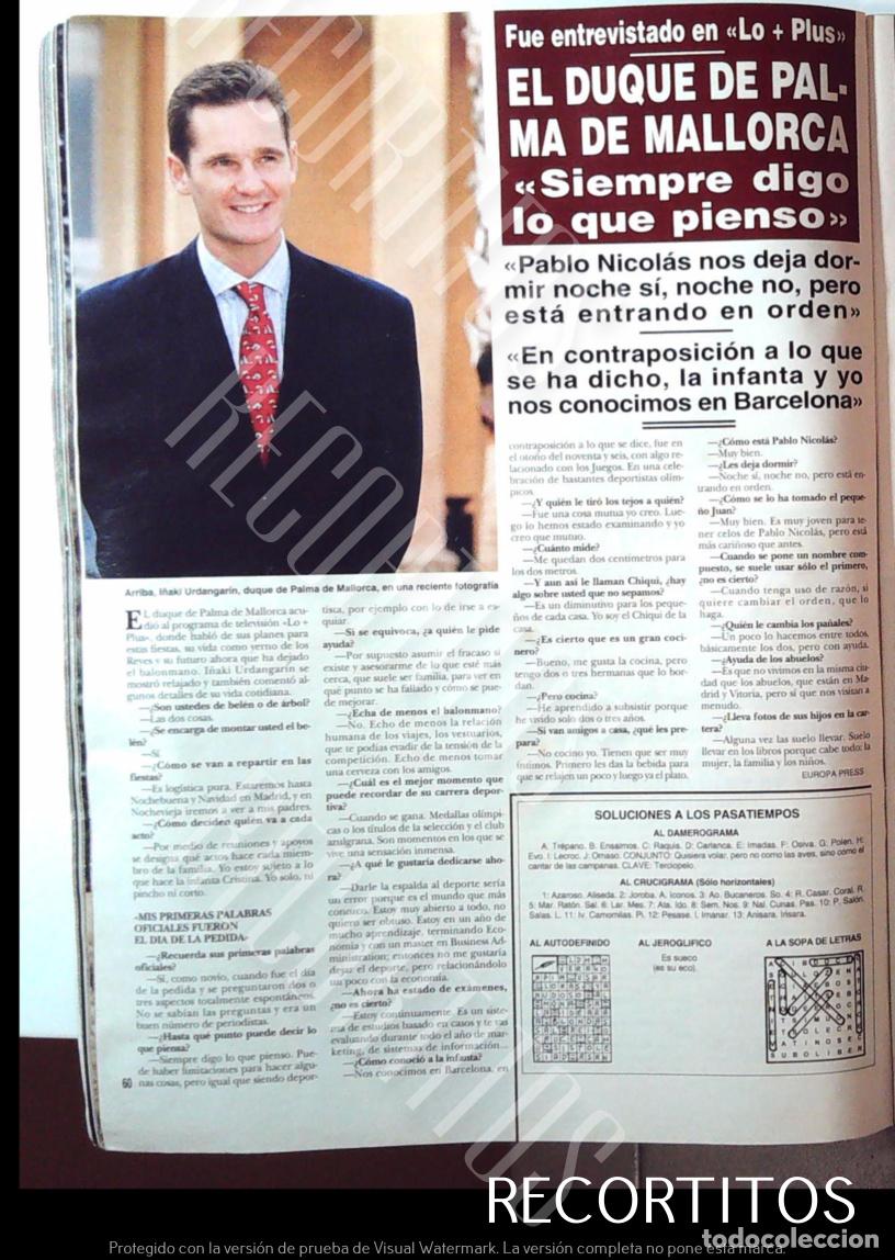Collection Magazines and Newspapers: i&ntilde;aki urdangarin el duque de mallorca