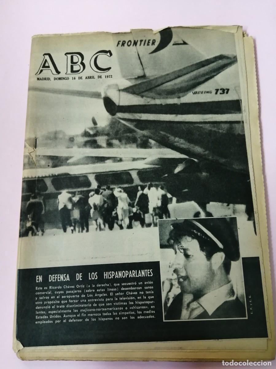Coleccionismo de Revistas y Peri&oacute;dicos: ABC 16 ABRIL 1972. EN DEFENSA DE LOS HISPANOPARLANTES