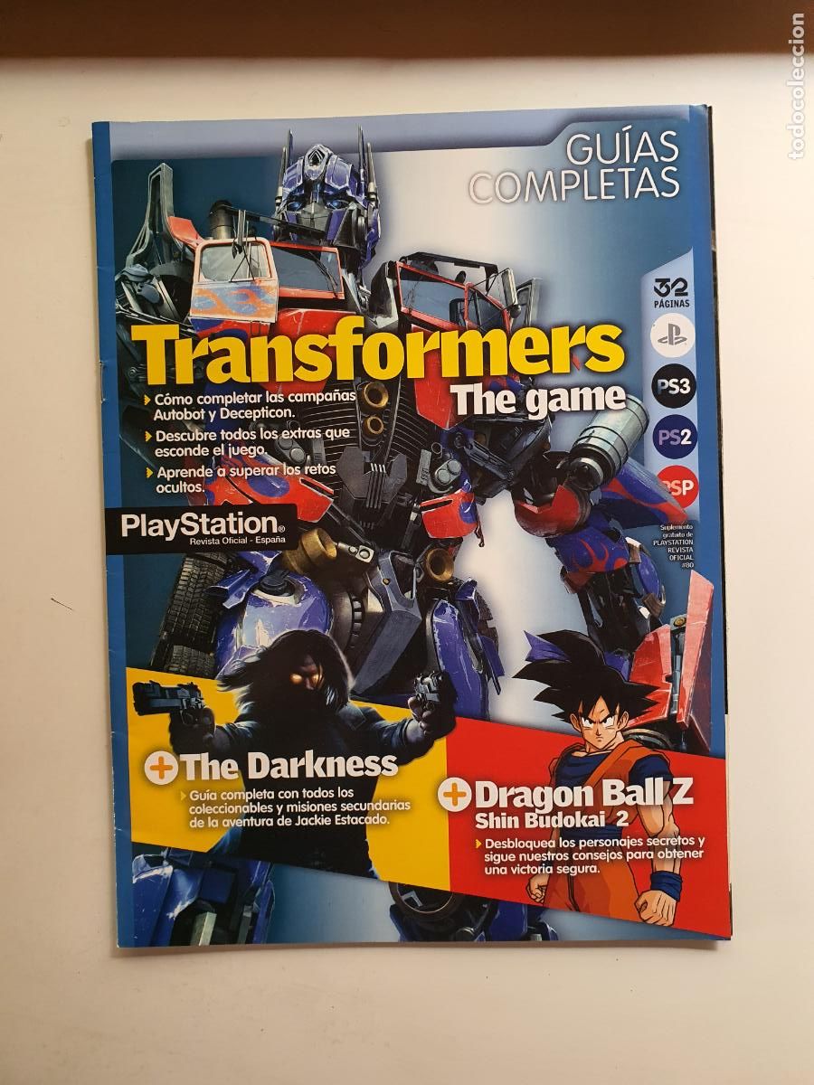 Coleccionismo de Revistas y Peri&oacute;dicos: REVISTA - PLAYSTATION OFICIAL - SUPLEMENTO - GUIAS COMPLETA TRANSFORMERS THE GAME