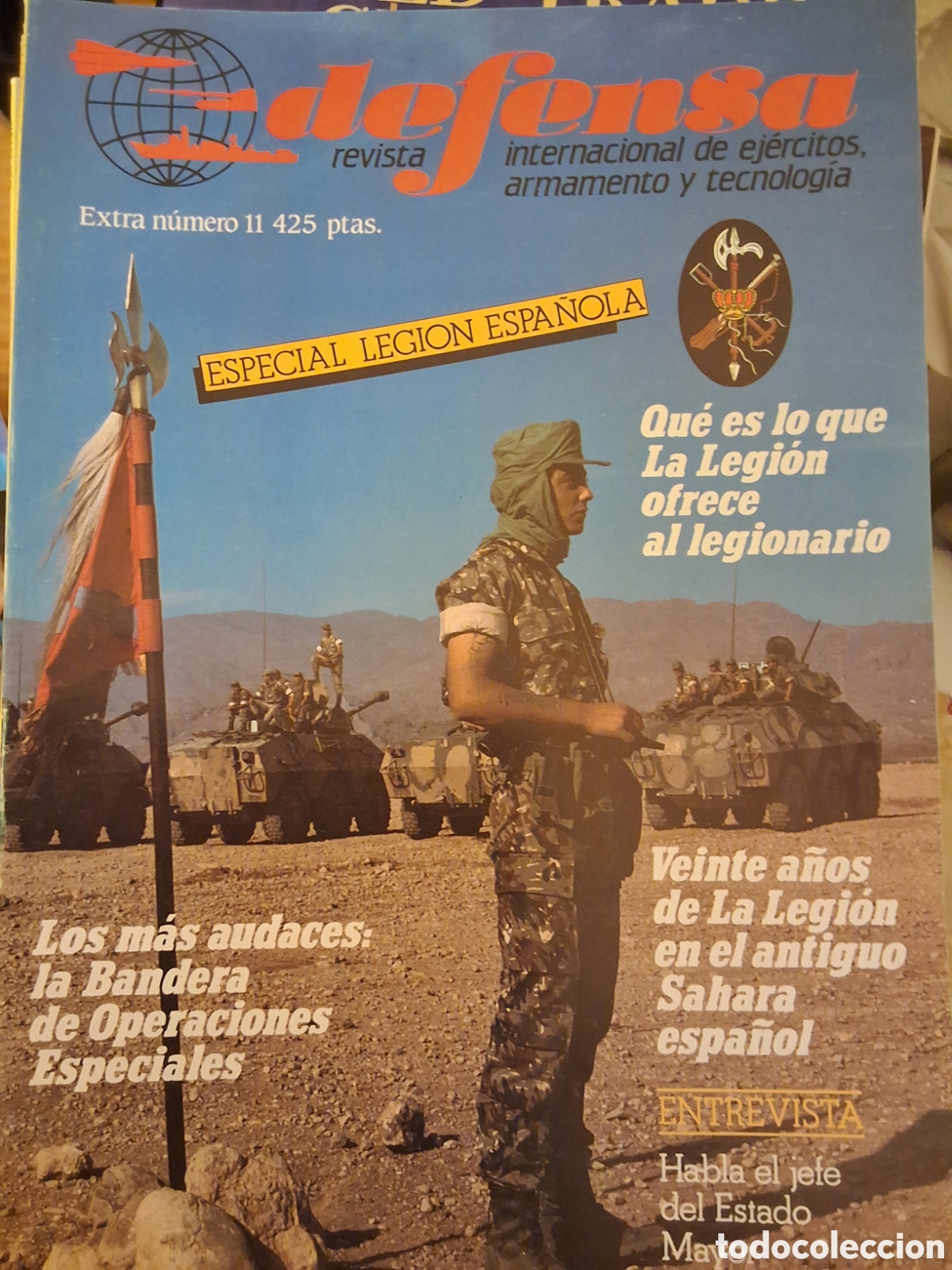 Coleccionismo de revistas y peri&oacute;dicos: Defensa extra revista n&uacute;mero 11 Legi&oacute;n espa&ntilde;ola
