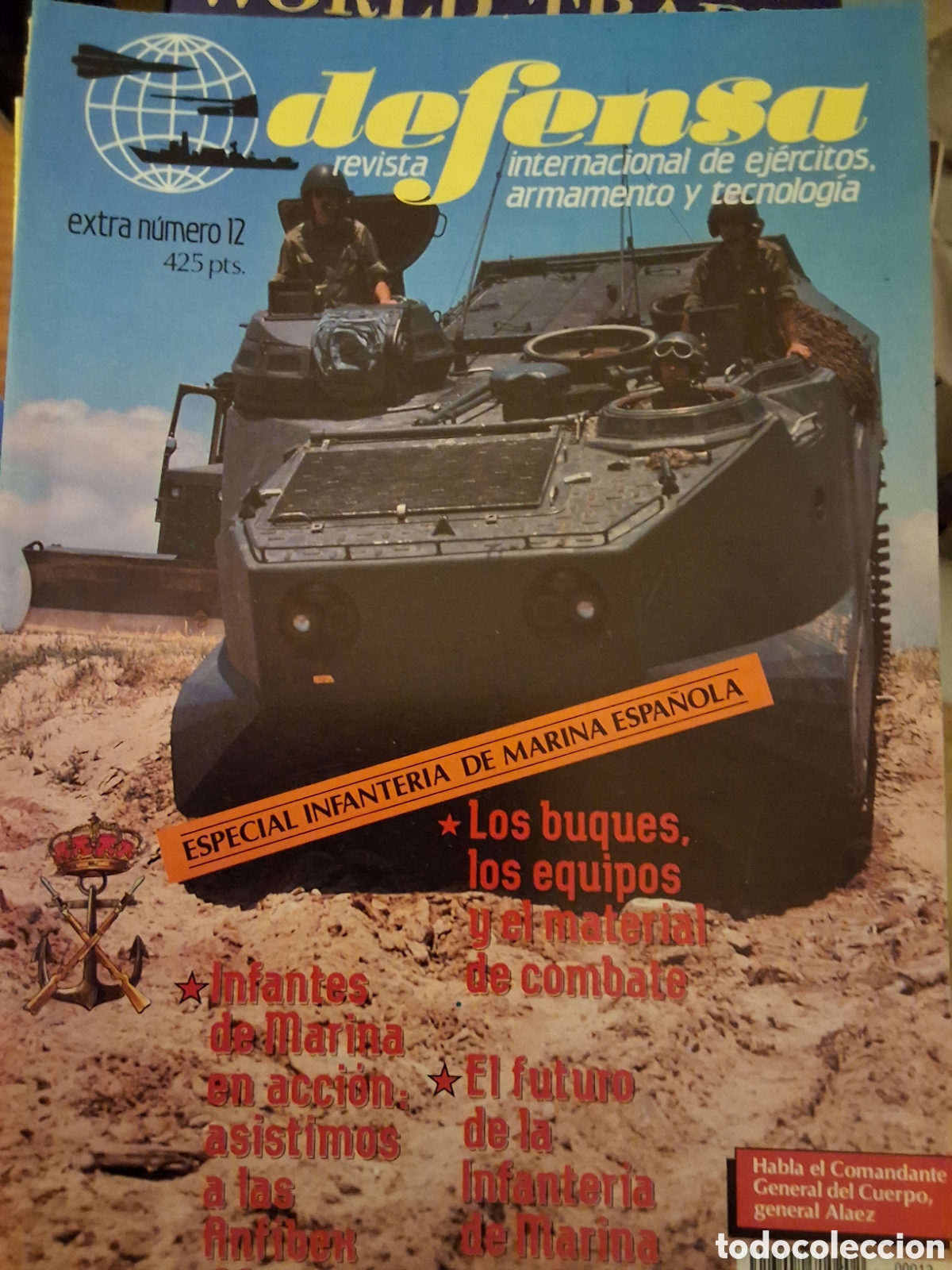 Coleccionismo de Revistas y Peri&oacute;dicos: Defensa extra revista n&uacute;mero 12 Infanter&iacute;a de marina espa&ntilde;ola