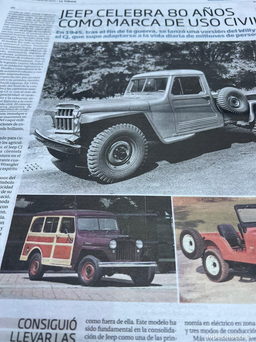 Coleccionismo de revistas y peri&oacute;dicos: JEEP. WILLYS. Historia del autom&oacute;vil. Automoci&oacute;n.
