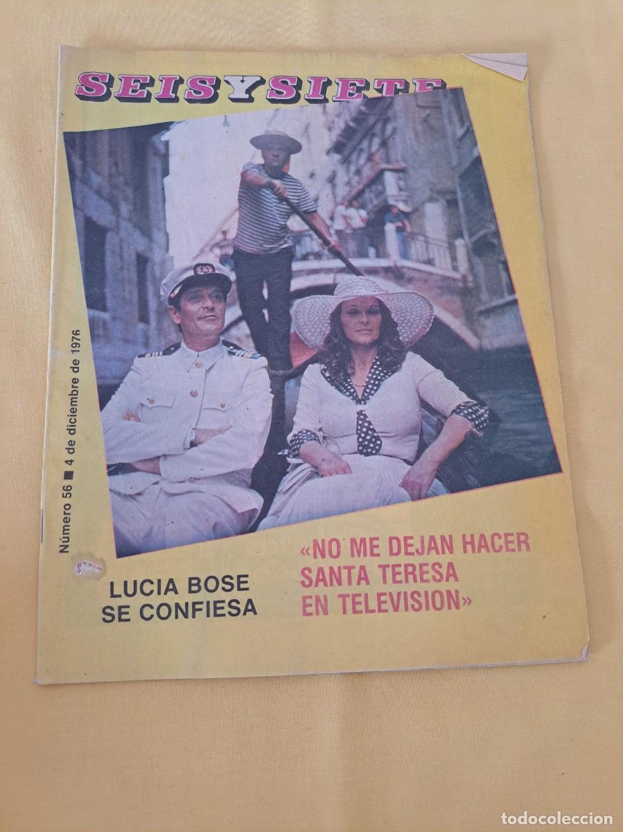 Coleccionismo de Revistas y Peri&oacute;dicos: REVISTA SEIS Y SIETE (SUPLEMENTO DE HOY PARA EL FIN DE SEMANA N&Uacute;MERO 56, 4 DE DICIEMBRE DE 1976