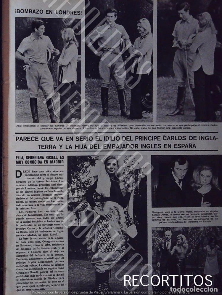 Collection Magazines and Newspapers: GEORGIANA RUSELL CARLOS DE INGLATERRA