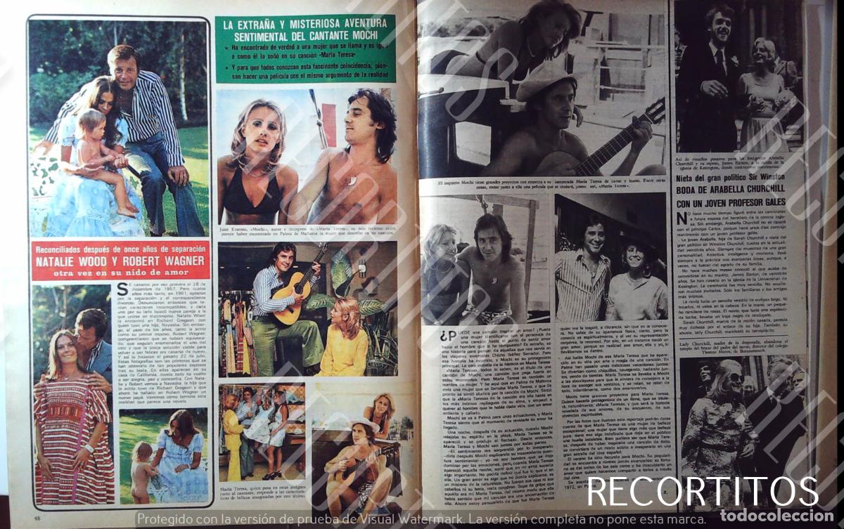 Colecionismo de Revistas e Jornais: MOCHI ARABELLA CHURCHILL NATALIE WOOD ROBERT WAGNER