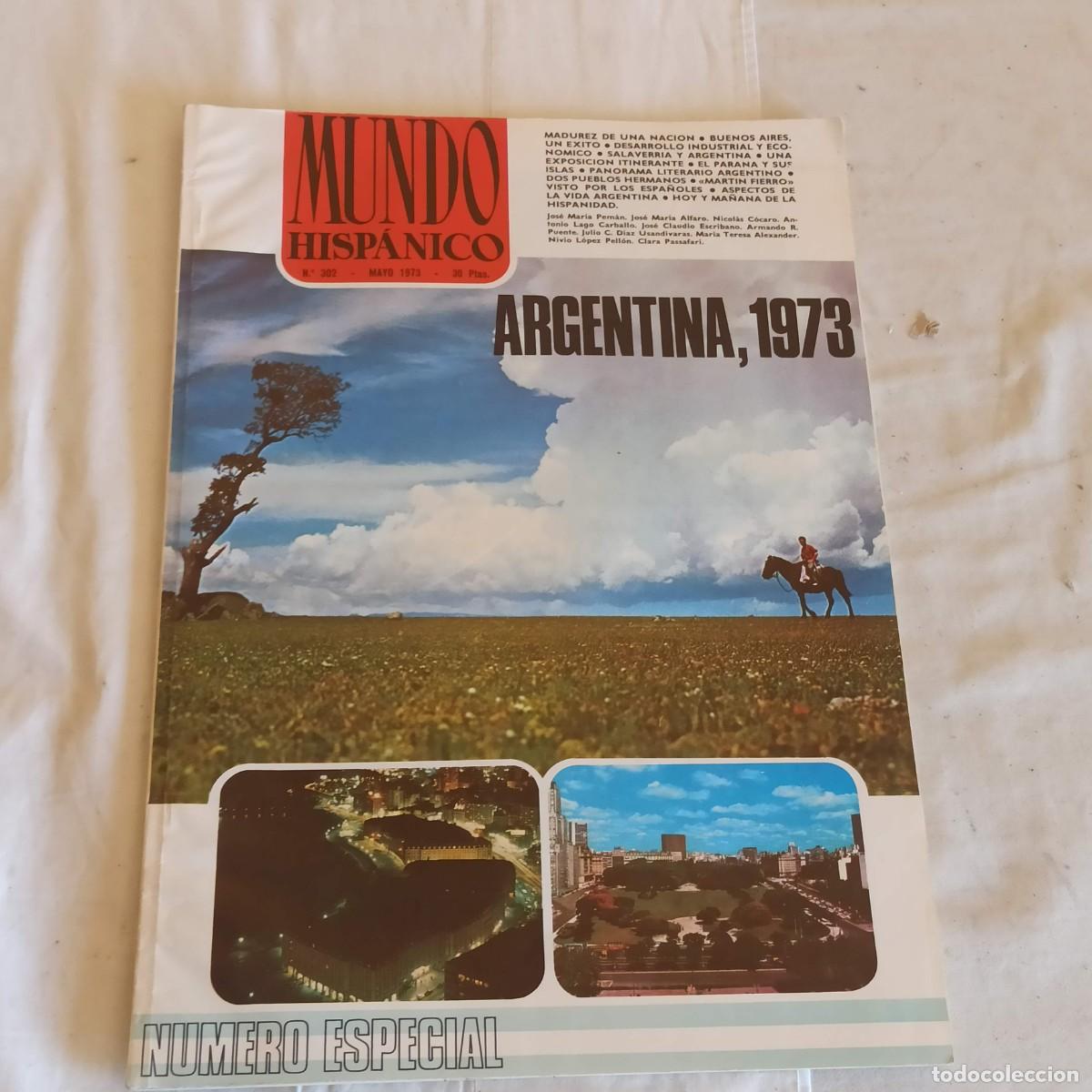 Coleccionismo de revistas y peri&oacute;dicos: Revista Mundo Hispanico 302 a&ntilde;o 1973
