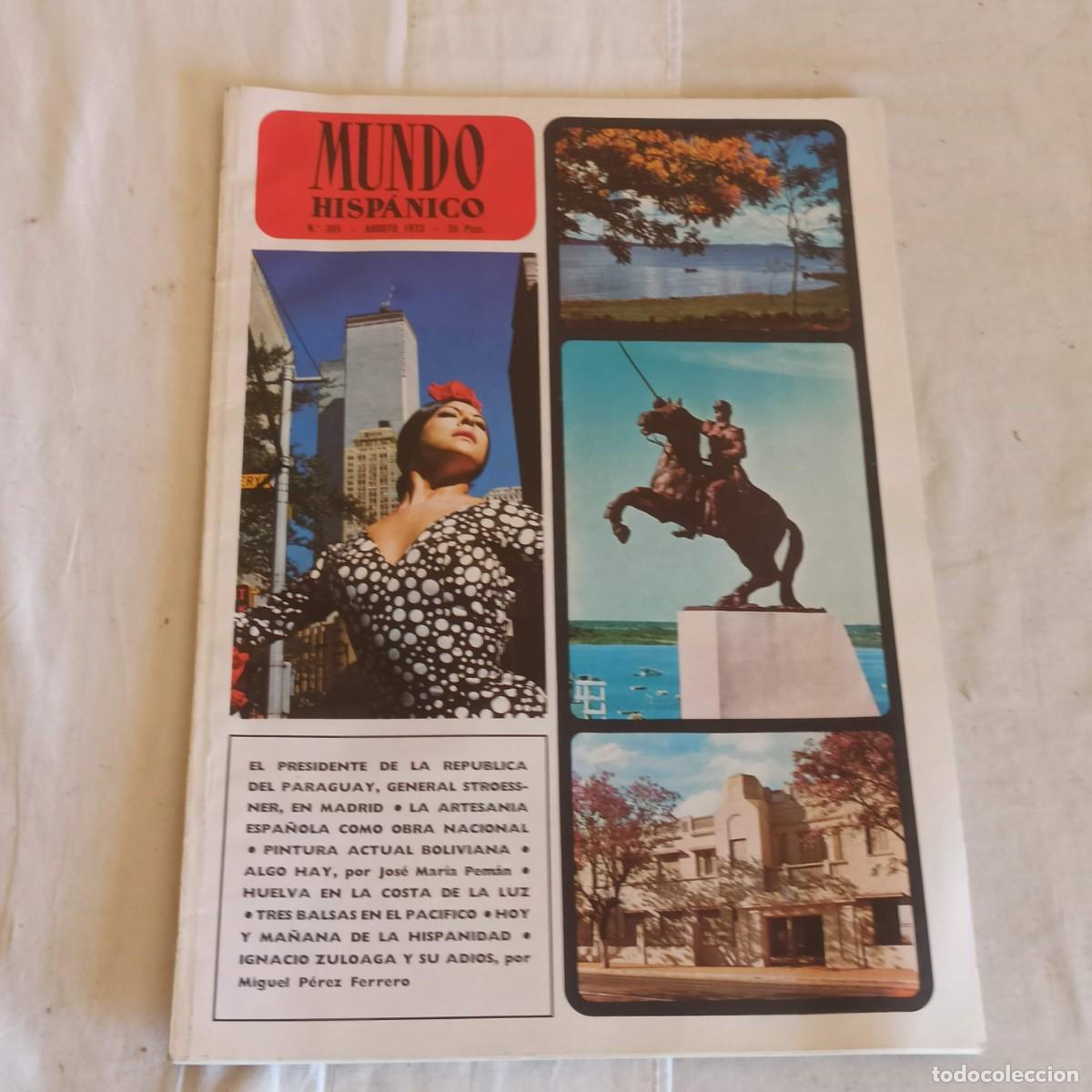 Coleccionismo de revistas y peri&oacute;dicos: Revista Mundo Hispanico 305 a&ntilde;o 1973