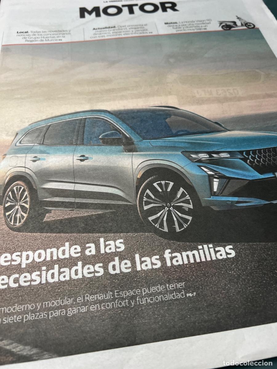 Coleccionismo de Revistas y Peri&oacute;dicos: SUPLEMENTO MOTOR. Historia autom&oacute;vil. RENAULT SPACE. OPEL GRANDLAND. HYUNDAI INSTER. HONDA VISION