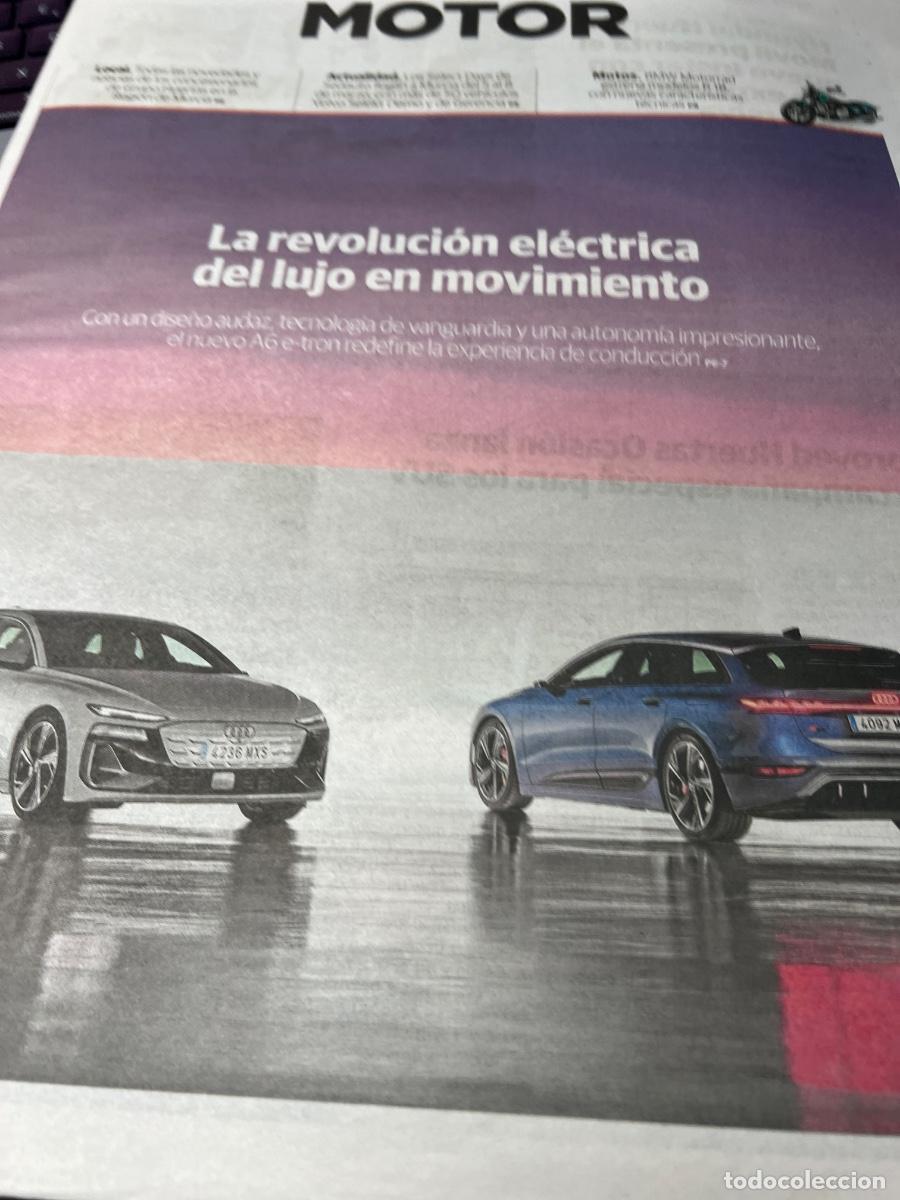 Coleccionismo de Revistas y Peri&oacute;dicos: SUPLEMENTO MOTOR. Historia autom&oacute;vil. AUDI A6 E-TRON. VOLKSWAGENT-ROC. BMW MOTORRAD.