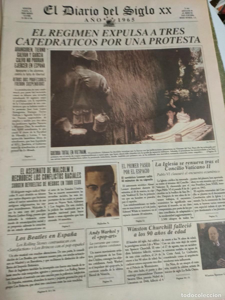 Coleccionismo de Revistas y Peri&oacute;dicos: EL DIARIO DEL SIGLO XX. Colecci&oacute;n 56 peri&oacute;dicos sueltos . A&ntilde;o 1900 a 1965. El Mundo.