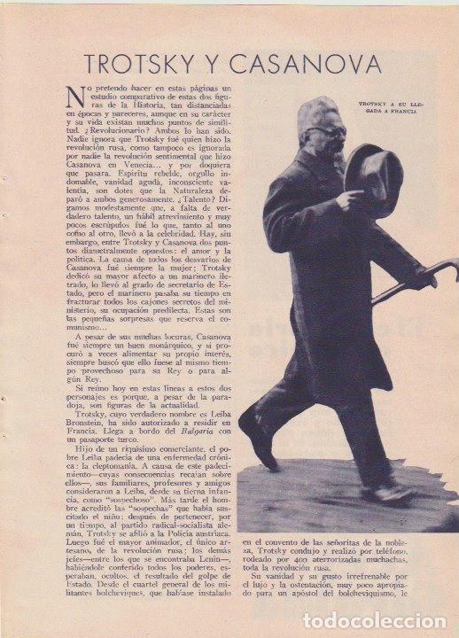 Collezionismo di Riviste e Giornali: Trotsky y Casanova / Hilda de Toledano - 1933