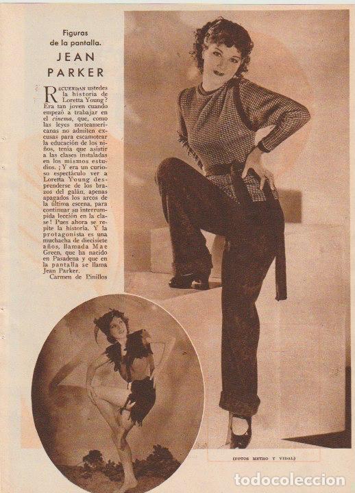 Collezionismo di Riviste e Giornali: * CINE * Jean Parker; Joe E. Brown - 1933