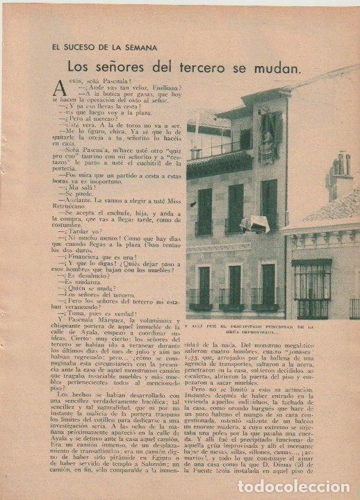 Collezionismo di Riviste e Giornali: Los se&ntilde;ores del tercero se mudan/ Leandro Blanco - 1933