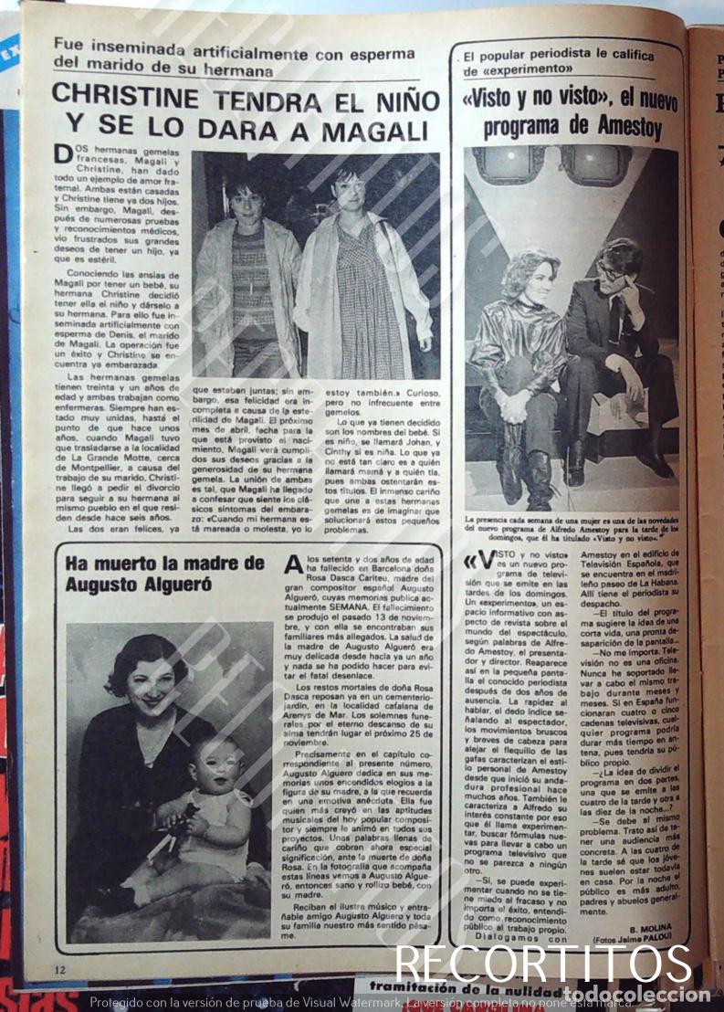 Collectionnisme de Revues et Journaux: LA MADRE DE AUGUSTO ALGUERO ALFREDO AMESTOY