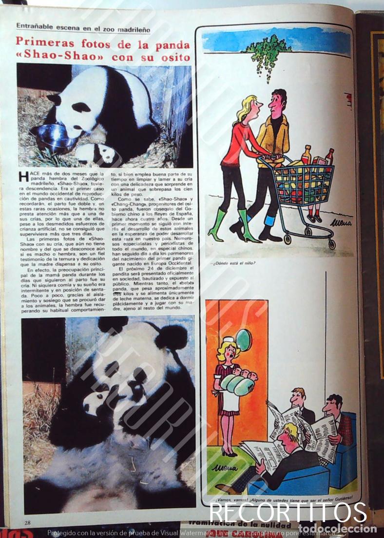 Collectionnisme de Revues et Journaux: PANDA SHAO SHAO ZOO MADRID