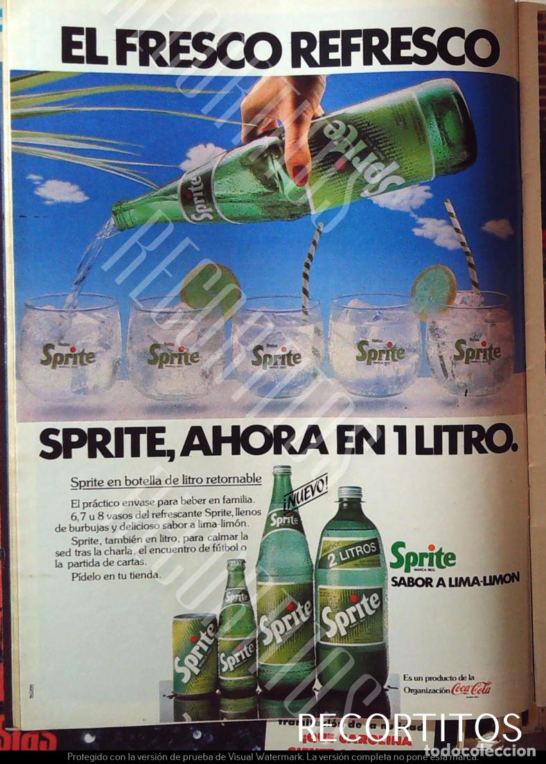 Collectionnisme de Revues et Journaux: sprite anuncio publicidad