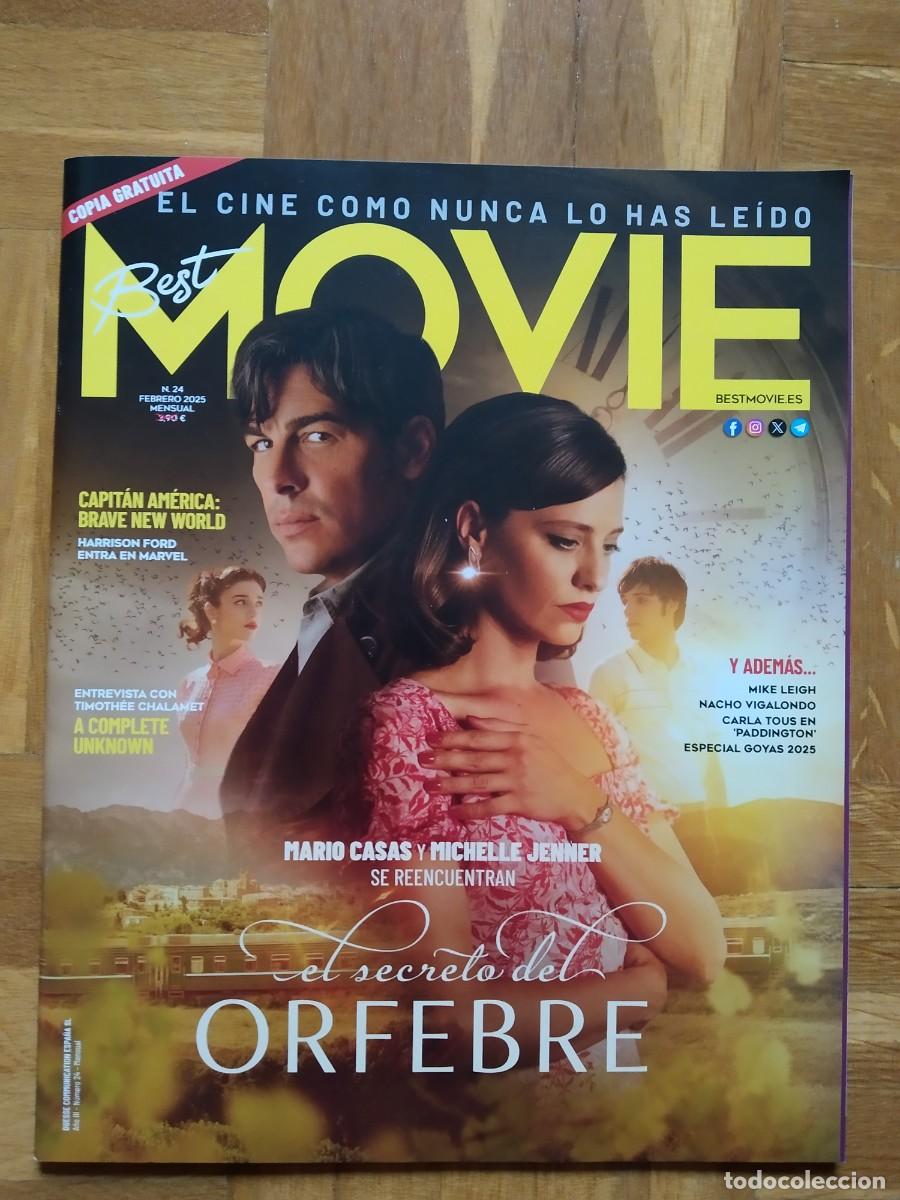 Coleccionismo de revistas y peri&oacute;dicos: REVISTA BEST MOVIE 24 MARIO CASAS MICHELLE JENNER CAPITAN AMERICA HARRISON FORD JACK LEMMON