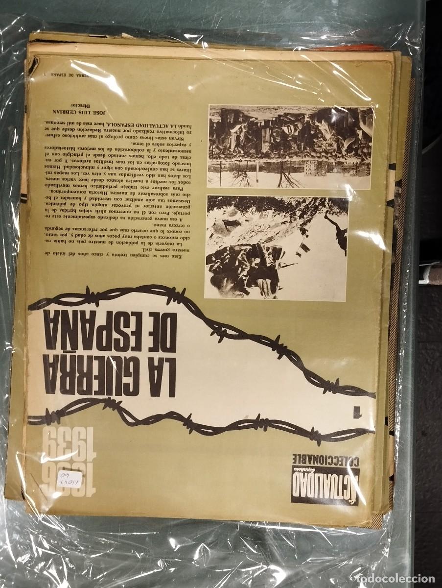 Coleccionismo de revistas y peri&oacute;dicos: LOTE DE 52 FASC&Iacute;CULOS. LA GUERRA CIVIL DE ESPA&Ntilde;A. COLECCIONABLE DE ACTUALIDAD ESPA&Ntilde;OLA.