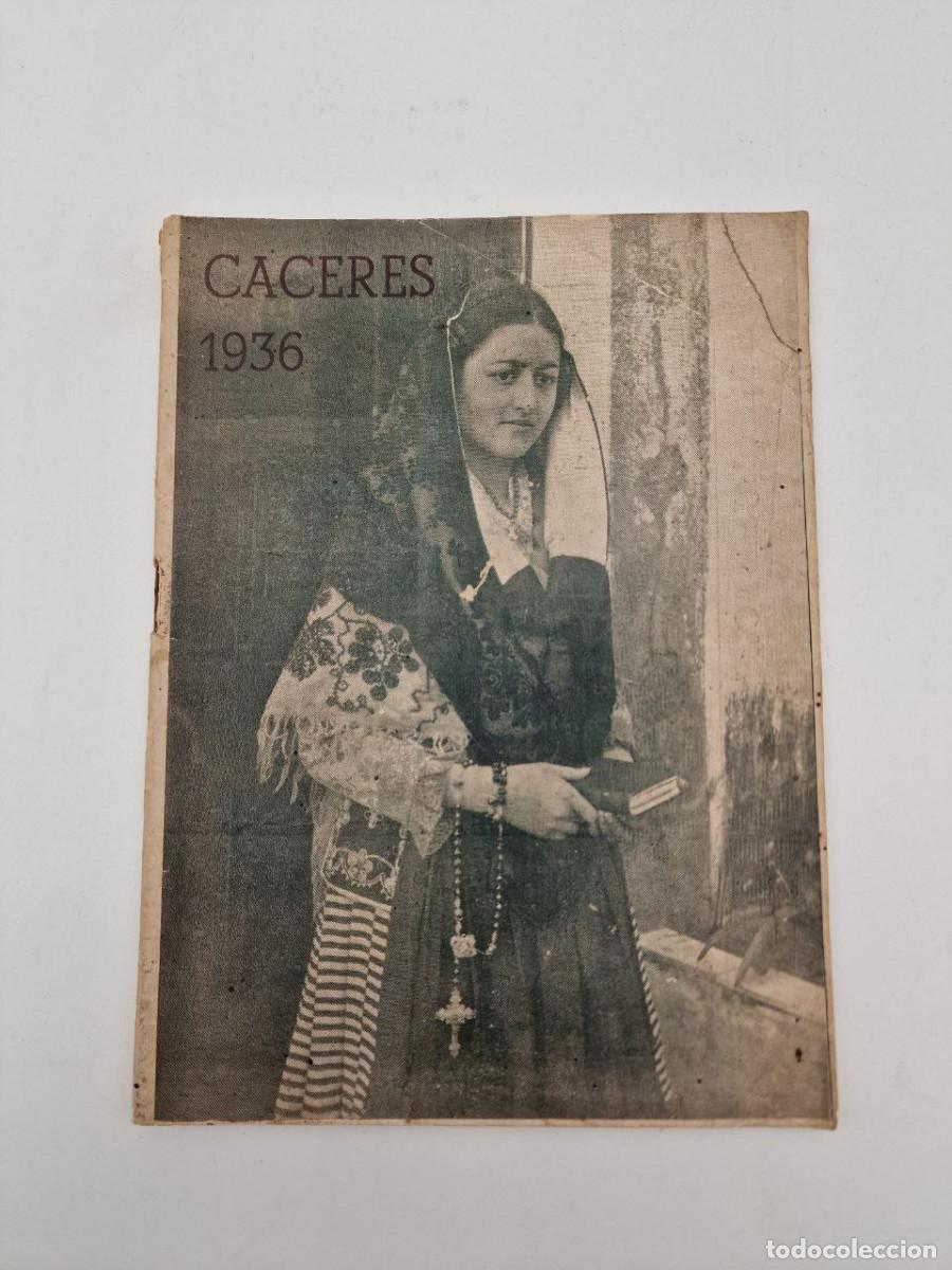 Coleccionismo de revistas y peri&oacute;dicos: RAR&Iacute;SIMA REVISTA DE FERIAS DE CACERES DE 1936!!