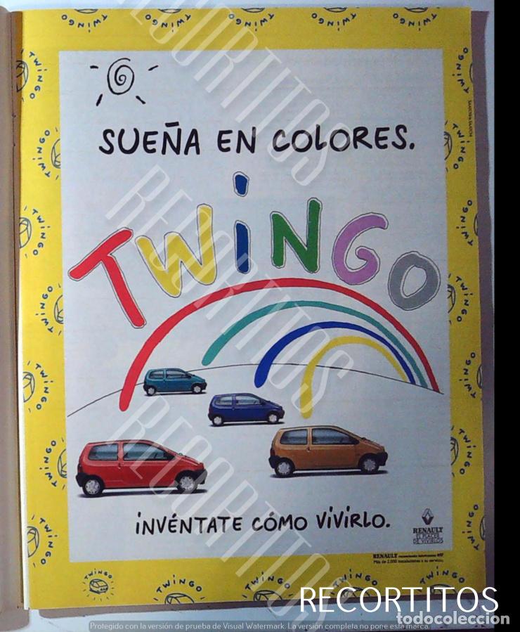 Coleccionismo de Revistas y Peri&oacute;dicos: RENAULT TWINGO ANUNCIO PUBLICIDAD