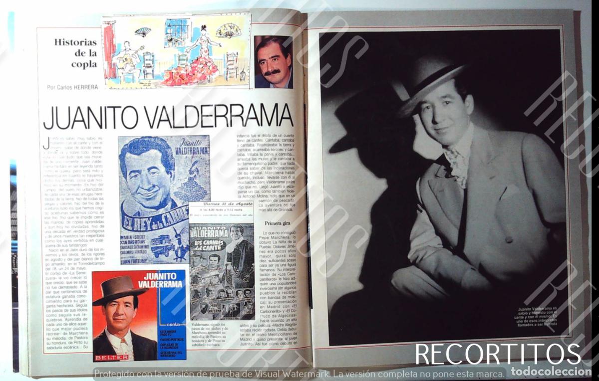 Coleccionismo de Revistas y Peri&oacute;dicos: JUANITO VALDERRAMA DOLORES ABRIL