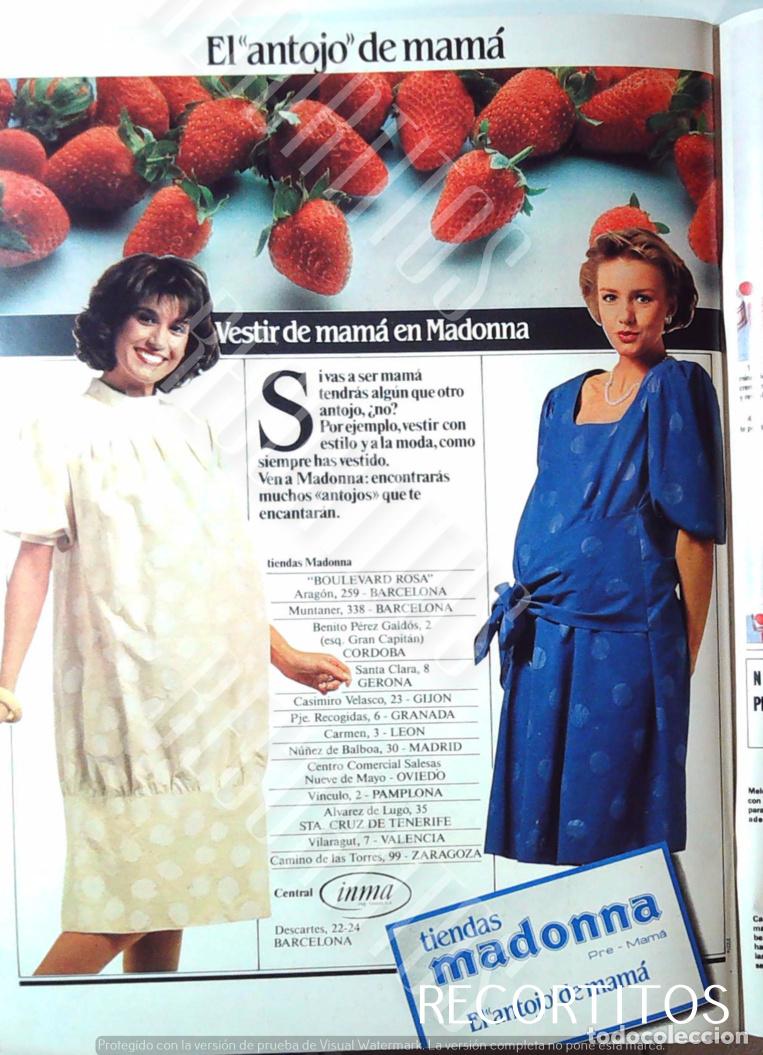 Coleccionismo de Revistas y Peri&oacute;dicos: MADONNA MODA PRE MAMA