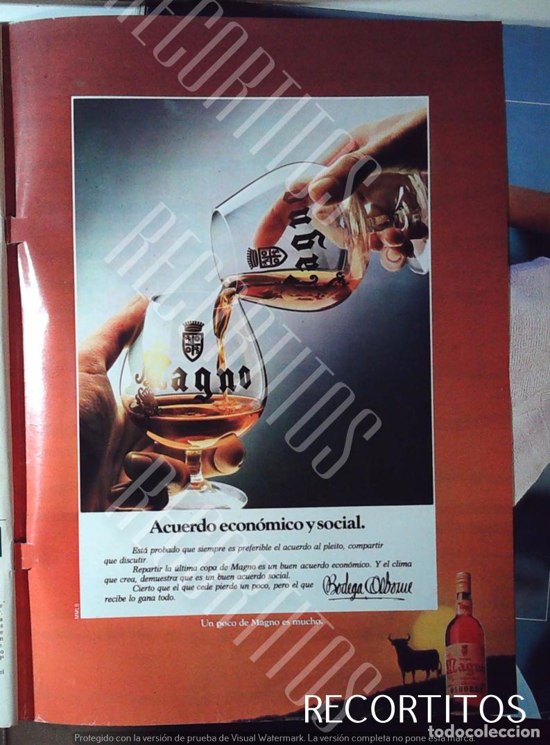 Coleccionismo de Revistas y Peri&oacute;dicos: magno brandy anuncio publicidad