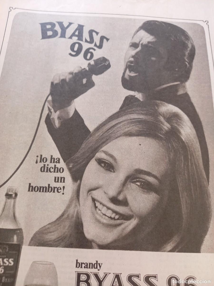 Coleccionismo de Revistas y Peri&oacute;dicos: ANUNCIO DE BRANDY BYASS 96. EXTRA&Iacute;DO DE REVISTA MUNDO SEPTIEMBRE 1970