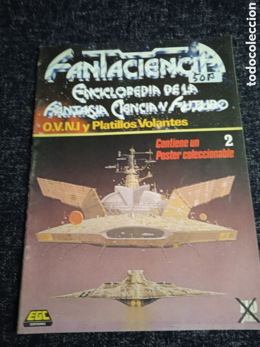 Colecionismo de Revistas e Jornais: FASCICULO - FANTACIENCIA. N&ordm; 2 ENCICLOPEDIA DE LA FANTASIA, CIENCIA Y FUTURO - CON POSTER