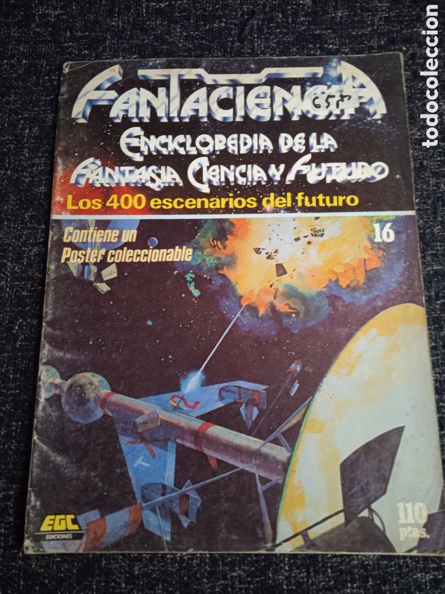 Coleccionismo de revistas y peri&oacute;dicos: FASCICULO - FANTACIENCIA. N&ordm; 16 ENCICLOPEDIA DE LA FANTASIA, CIENCIA Y FUTURO - CON POSTER
