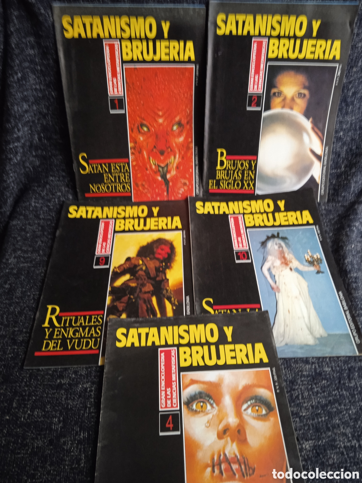 Collection Magazines and Newspapers: FASCICULO SATANISMO Y BRUJERIA -LOTE 5 EJEMPLARES - ESOTERISMO, PARASICOLOGIA