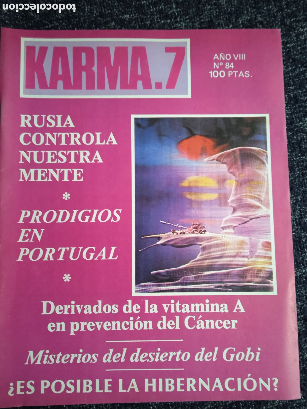 Colecionismo de Revistas e Jornais: KARMA 7 N&ordm; 84 PARAPSICOLOGIA, OVNIS, ESPIRITISMO, ASTROLOGIA, MAGIA
