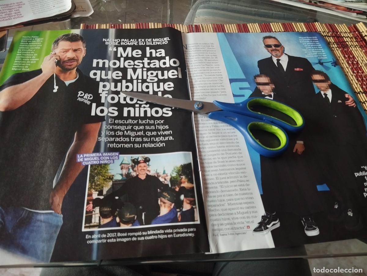 Coleccionismo de Revistas y Peri&oacute;dicos: NACHO PALAU Y SU EX MIGUEL BOSE RECORTE REVISTA 2 P&Aacute;GINAS 2019