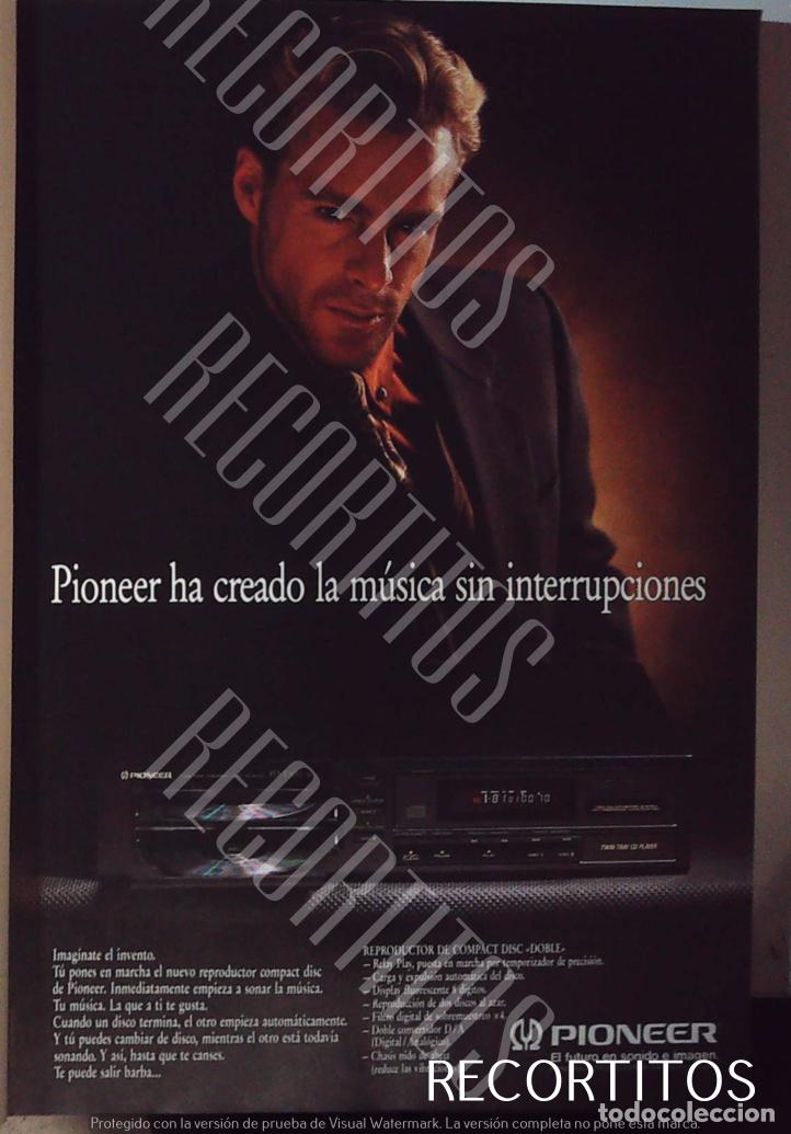 Coleccionismo de Revistas y Peri&oacute;dicos: PIONEER ANUNCIO PUBLICIDAD