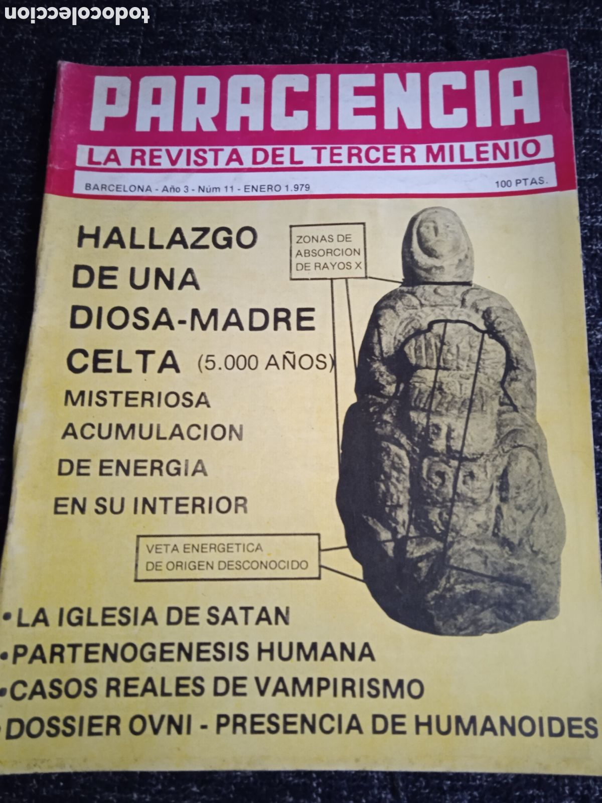 Collezionismo di Riviste e Giornali: PARACIENCIA LA REVISTA DEL TERCER MILENIO A&Ntilde;O 3 N&ordm; 11 - 1979 - IGLESIA DE SATAN