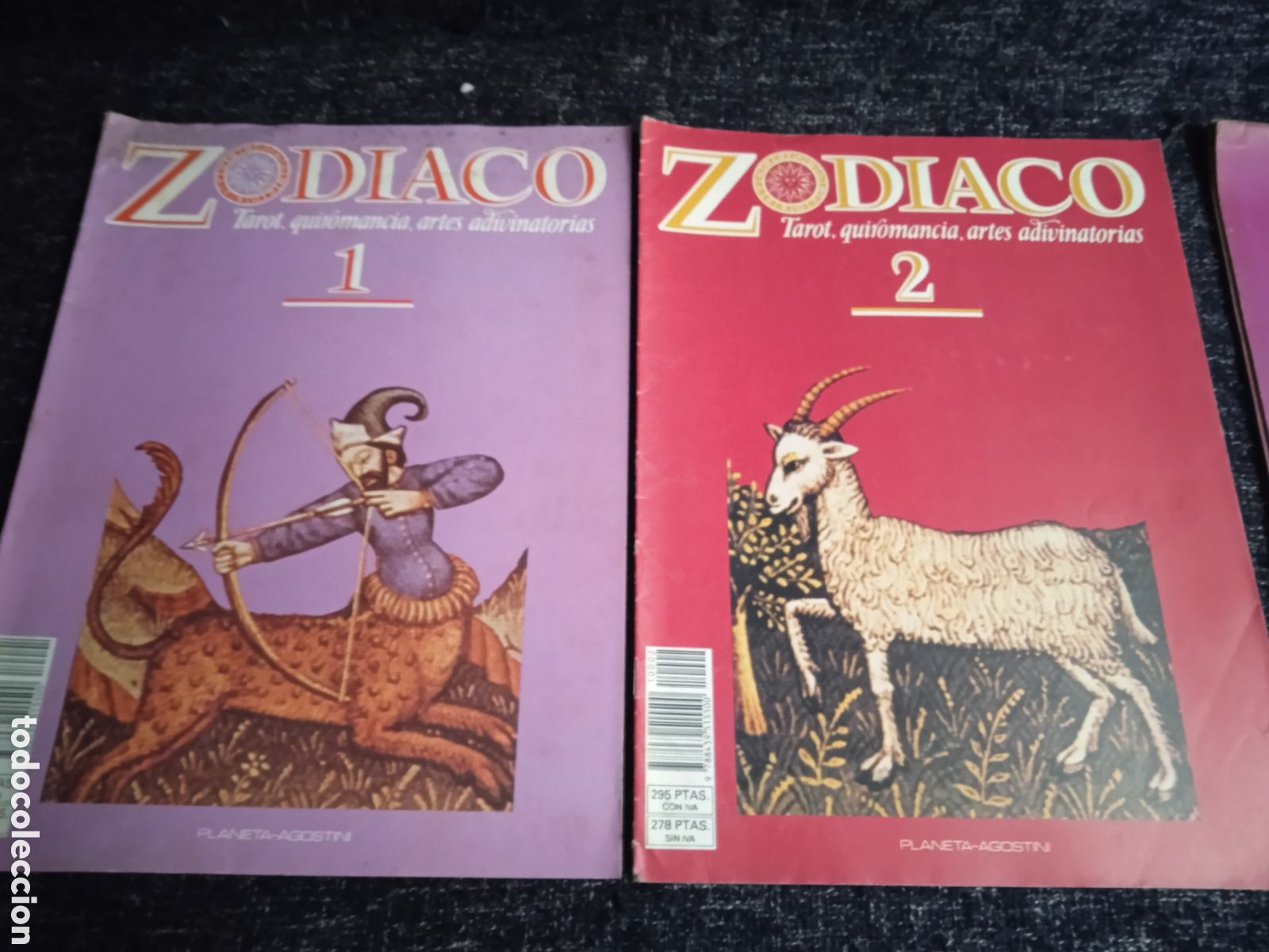 Coleccionismo de revistas y peri&oacute;dicos: Zodiaco. FASCICULO N&ordm; 1 Y 2 Tarot, quiromancia, artes adivinatorias.