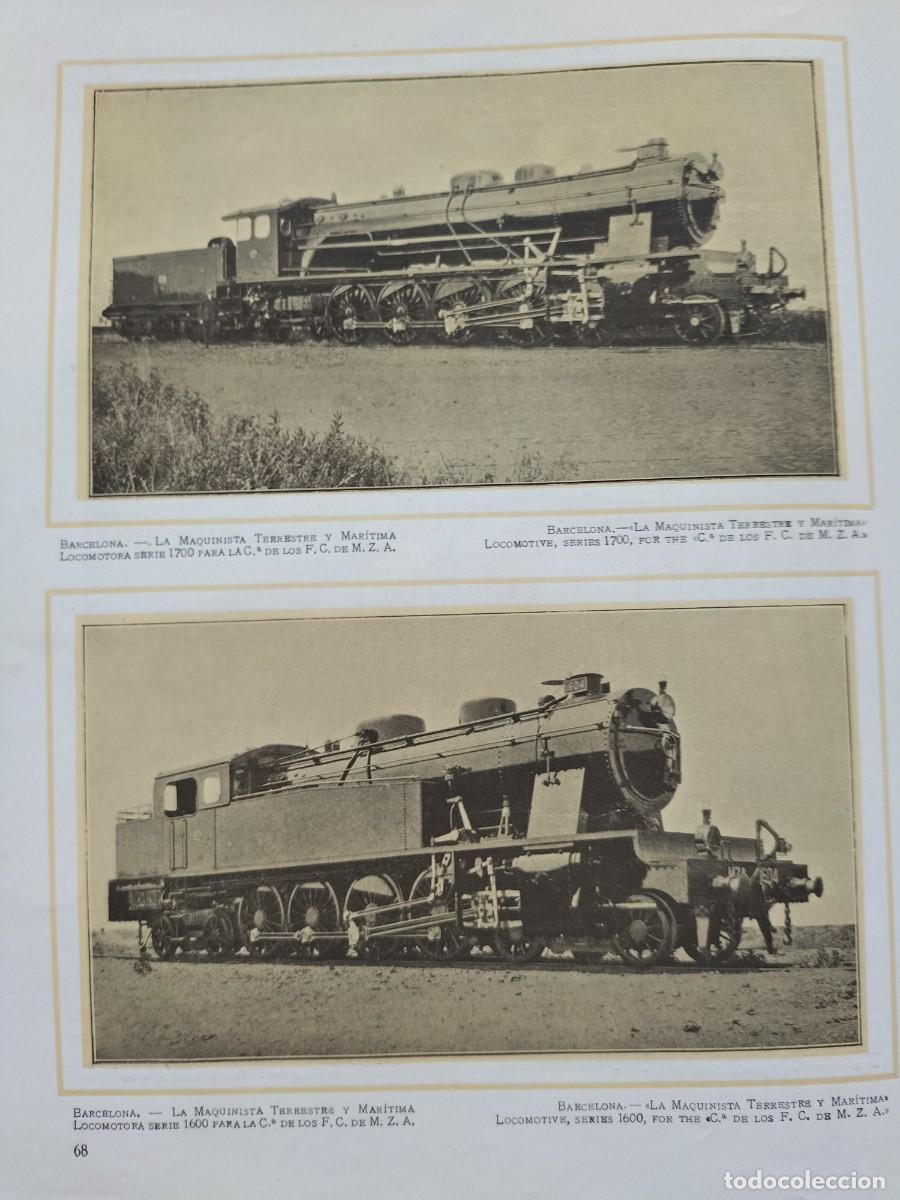 Collection Magazines and Newspapers: LA MAQUINISTA TERRESTRE MARITIMA LOCOMOTORAS SERIE 1600 Y 1700 PARA COMPA&Ntilde;IA F.C DE MZAHOJA A&Ntilde;O 1927