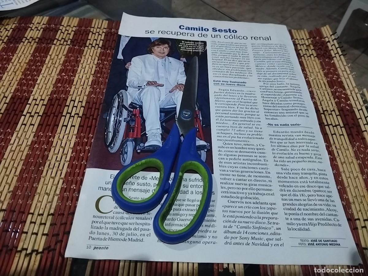 Coleccionismo de Revistas y Peri&oacute;dicos: CAMILO SESTO RECORTE REVISTA 2018
