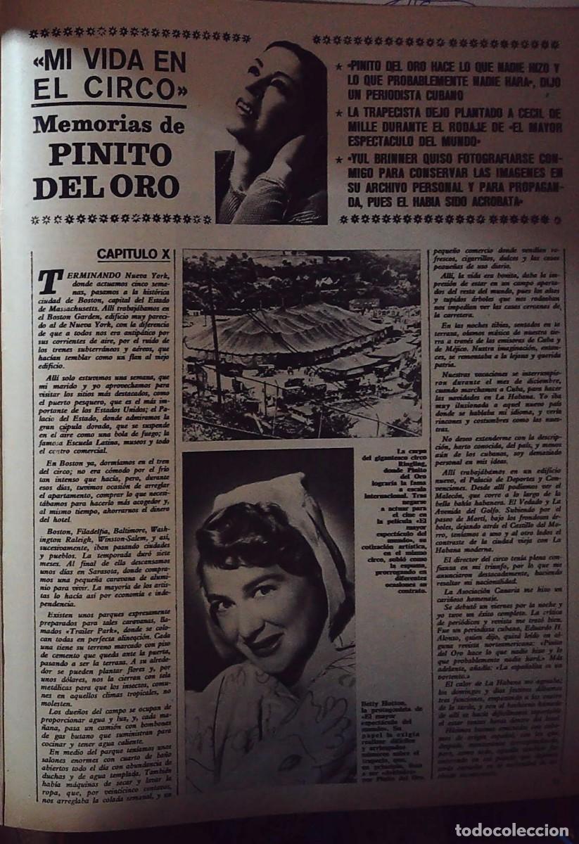 Coleccionismo de Revistas y Peri&oacute;dicos: PINITO DEL ORO MEMORIAS EN SEMANA 10