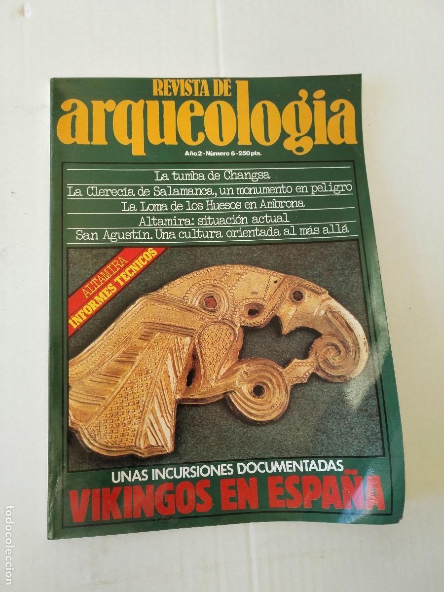 Coleccionismo de Revistas y Peri&oacute;dicos: revista de arqueologia n6, changsa clerecia de salamanca loma ambrona, altamira san agustin - c155