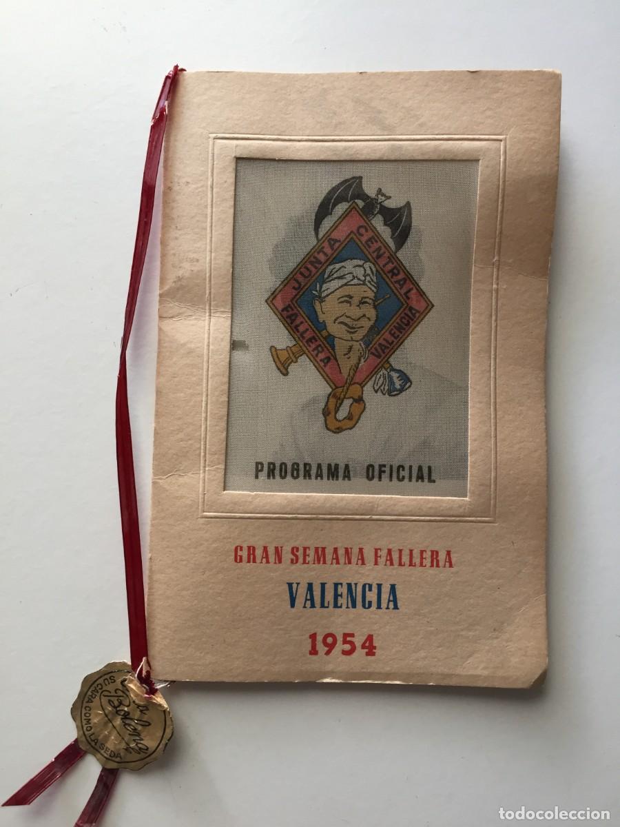 Coleccionismo de Revistas y Peri&oacute;dicos: Programa Oficial Gran Semana Fallera - Fallas de Valencia - Programa Oficial 1954 - Cerveza Turia