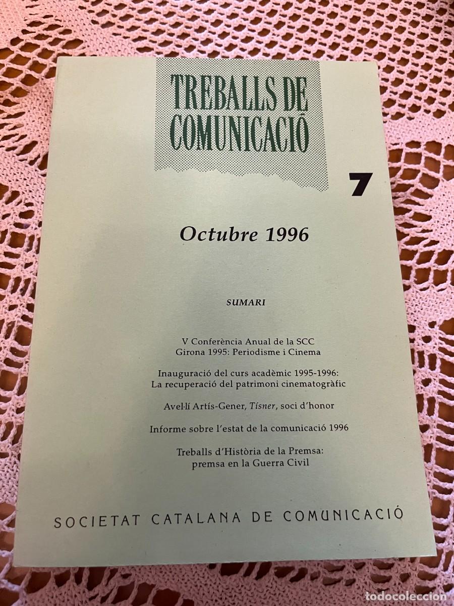 Coleccionismo de Revistas y Peri&oacute;dicos: Treballs de comunicaci&oacute; 7 Societat catalana de comunicaci&oacute;