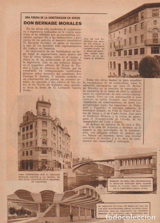 Coleccionismo de revistas y peri&oacute;dicos: * OVIEDO * Constructor D. Bernab&eacute; Morales - 1933