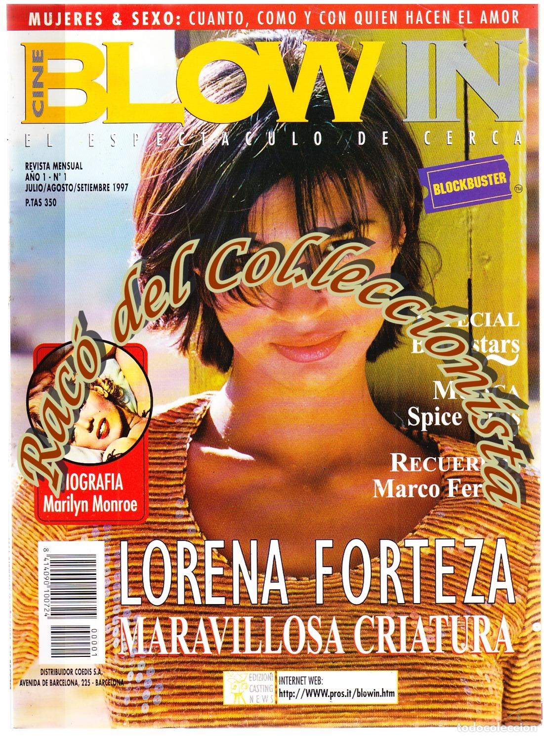 Coleccionismo de revistas y peri&oacute;dicos: BLOW IN REVISTA DE ESPECTACULO A&Ntilde;O 1 N. 1 (01/07/1997) MARILYN MONROE , LORENA FORTEZA, ...