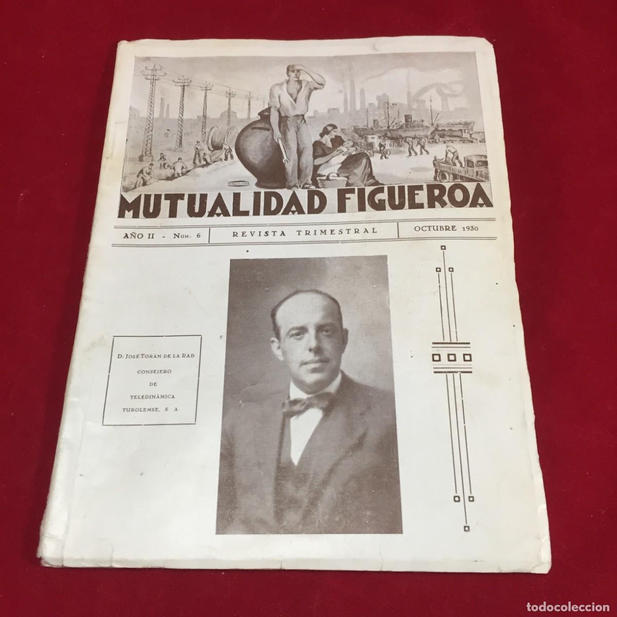 Collection Magazines and Newspapers: Mutualidad Figueroa. A&ntilde;o II - N&uacute;m. 6 Revista Trimestral. 1930. La El&eacute;ctrica de la Vega de Armijo