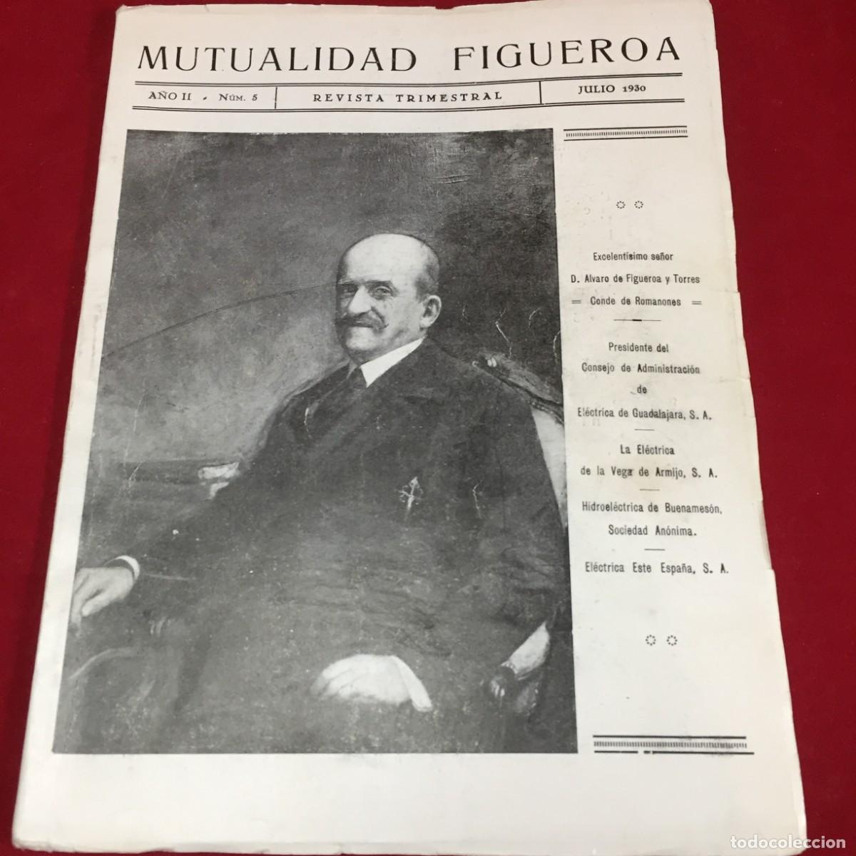 Collection Magazines and Newspapers: Mutualidad Figueroa. A&ntilde;o II - N&uacute;m. 5 Revista Trimestral. 1930