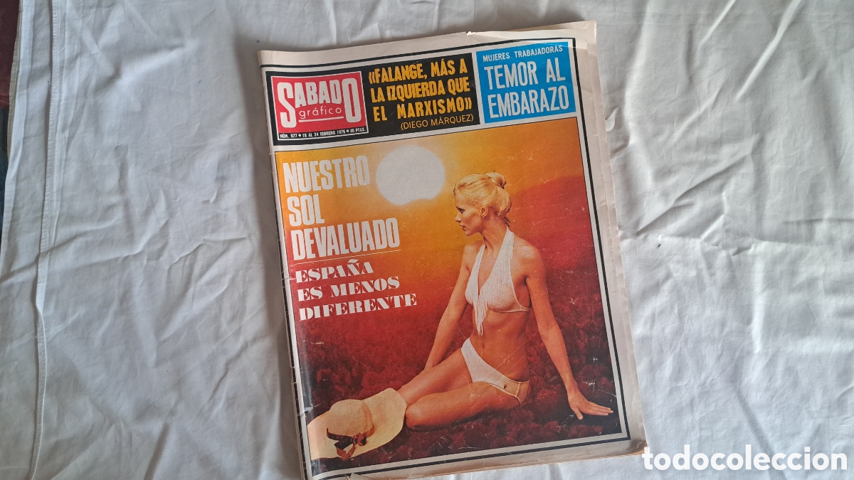 Coleccionismo de Revistas y Peri&oacute;dicos: Revista SABADO GRAFICO. N&deg;977. Septiembre 1976