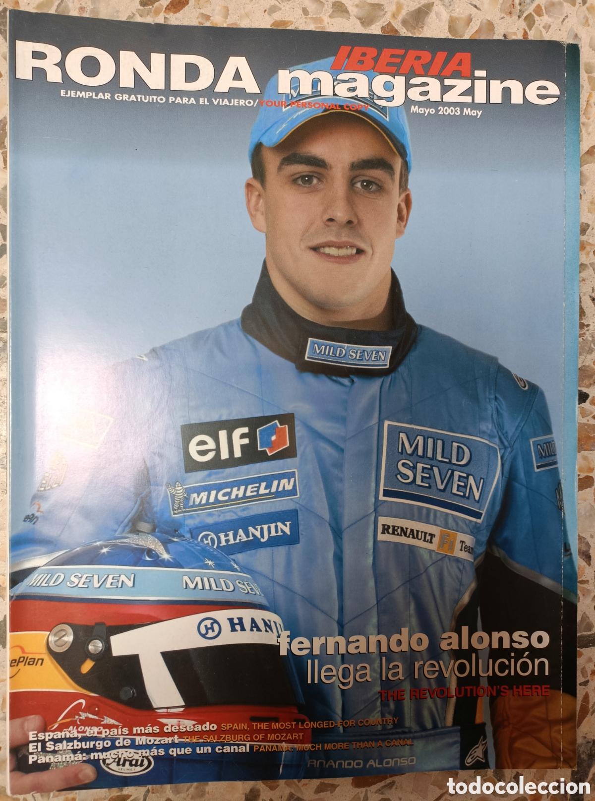 Coleccionismo de Revistas y Peri&oacute;dicos: Revista Ronda Iberia Mayo 2003, portada Fernando Alonso