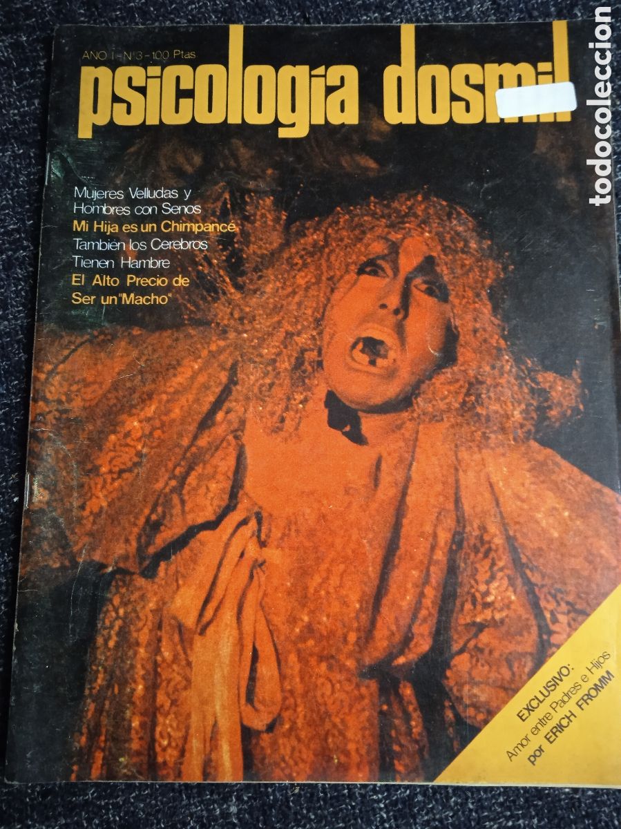 Coleccionismo de revistas y peri&oacute;dicos: PSICOLOGIA DOSMIL N&ordm; 3 A&Ntilde;OS 80